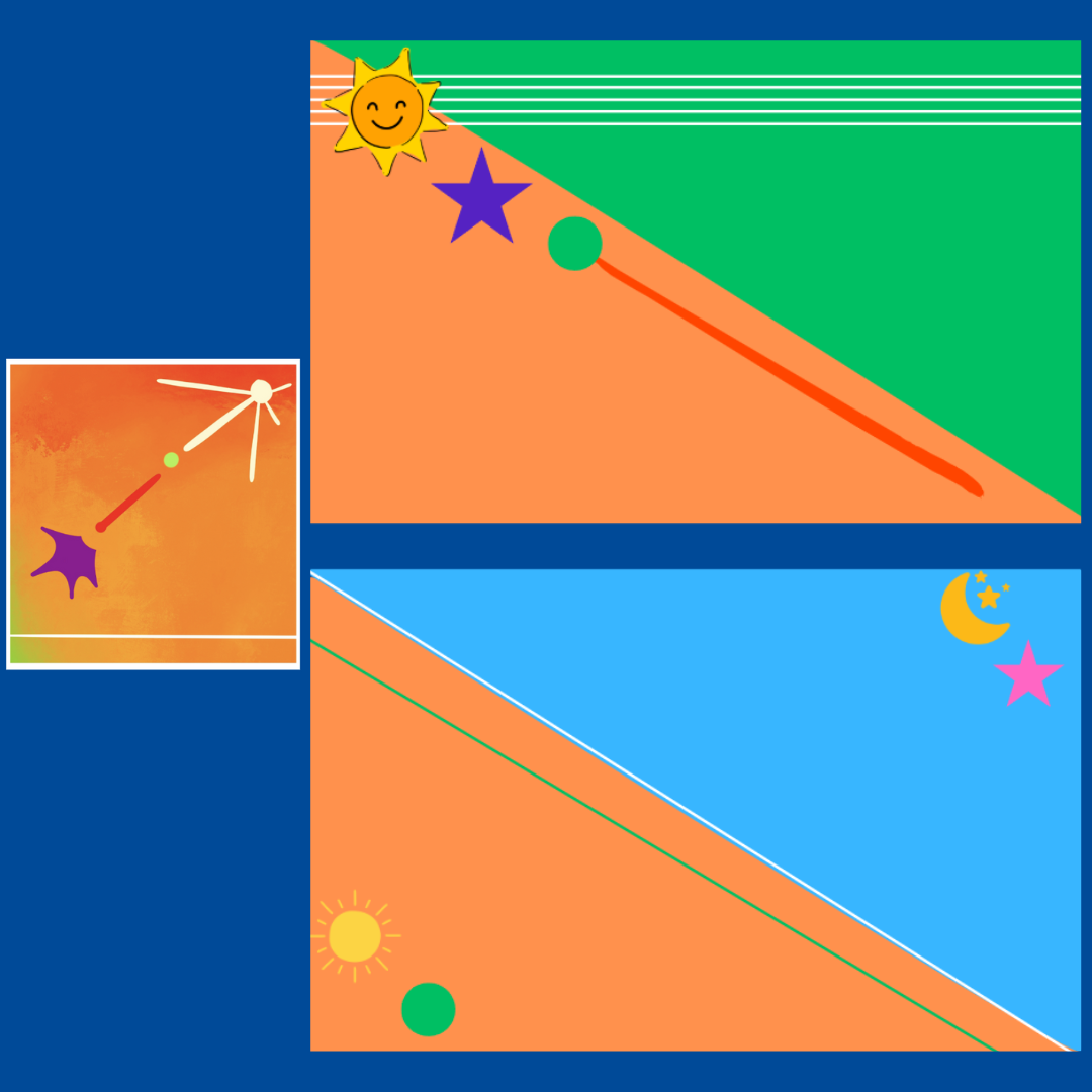 The last one was about how each of us made our own selfie and saw how much we are the same, but at the same time, different, compared to the symbols we use to represent ourselves and how we view ourselves. 